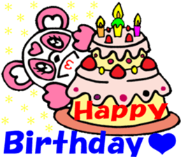 Pink panda,MOMO-chan.Vol.1 sticker #7464936