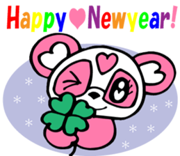 Pink panda,MOMO-chan.Vol.1 sticker #7464939