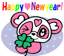 Pink panda,MOMO-chan.Vol.1 sticker #7464939