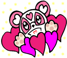 Pink panda,MOMO-chan.Vol.1 sticker #7464940