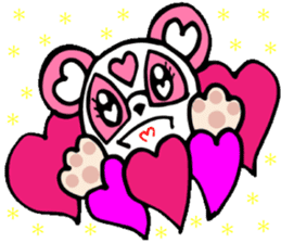 Pink panda,MOMO-chan.Vol.1 sticker #7464940