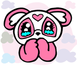 Pink panda,MOMO-chan.Vol.1 sticker #7464941