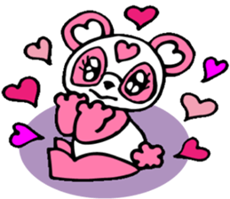 Pink panda,MOMO-chan.Vol.1 sticker #7464944