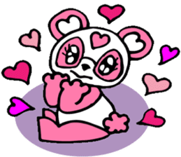 Pink panda,MOMO-chan.Vol.1 sticker #7464944