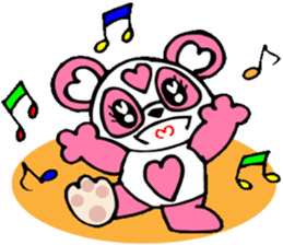 Pink panda,MOMO-chan.Vol.1 sticker #7464948