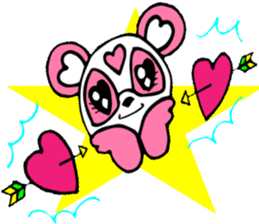 Pink panda,MOMO-chan.Vol.1 sticker #7464950