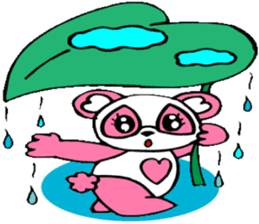 Pink panda,MOMO-chan.Vol.1 sticker #7464954