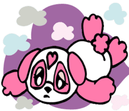Pink panda,MOMO-chan.Vol.1 sticker #7464955