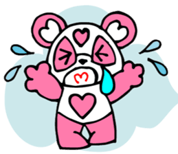 Pink panda,MOMO-chan.Vol.1 sticker #7464957