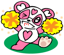 Pink panda,MOMO-chan.Vol.1 sticker #7464958