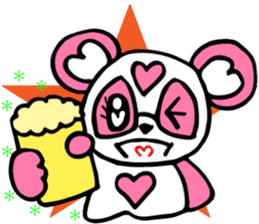 Pink panda,MOMO-chan.Vol.1 sticker #7464959