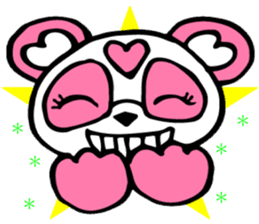 Pink panda,MOMO-chan.Vol.1 sticker #7464961