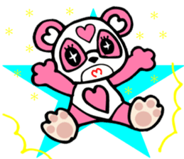 Pink panda,MOMO-chan.Vol.1 sticker #7464963