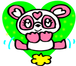 Pink panda,MOMO-chan.Vol.1 sticker #7464964
