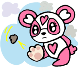 Pink panda,MOMO-chan.Vol.1 sticker #7464965