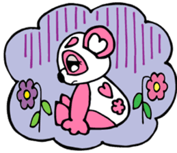 Pink panda,MOMO-chan.Vol.1 sticker #7464966