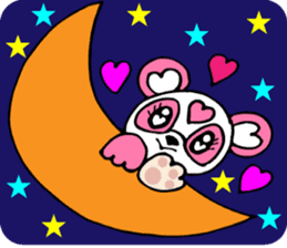 Pink panda,MOMO-chan.Vol.1 sticker #7464970
