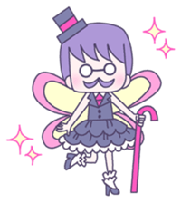 Triplets fairy uncles; Tim, Tom and Tam sticker #7465573