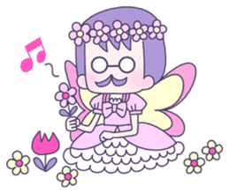 Triplets fairy uncles; Tim, Tom and Tam sticker #7465575