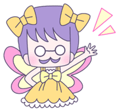 Triplets fairy uncles; Tim, Tom and Tam sticker #7465578