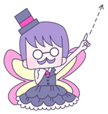 Triplets fairy uncles; Tim, Tom and Tam sticker #7465581