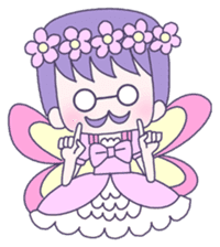 Triplets fairy uncles; Tim, Tom and Tam sticker #7465590