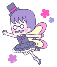 Triplets fairy uncles; Tim, Tom and Tam sticker #7465592