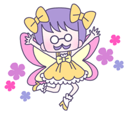 Triplets fairy uncles; Tim, Tom and Tam sticker #7465593