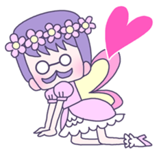 Triplets fairy uncles; Tim, Tom and Tam sticker #7465596