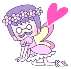 Triplets fairy uncles; Tim, Tom and Tam sticker #7465596