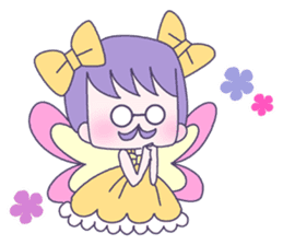 Triplets fairy uncles; Tim, Tom and Tam sticker #7465601