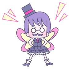 Triplets fairy uncles; Tim, Tom and Tam sticker #7465610