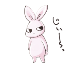 cold eyed rabbit sticker #7465652