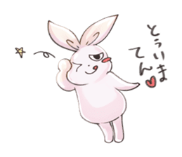 cold eyed rabbit sticker #7465654