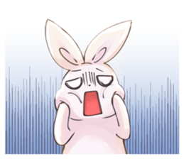 cold eyed rabbit sticker #7465657