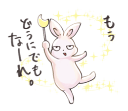 cold eyed rabbit sticker #7465660