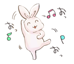 cold eyed rabbit sticker #7465663