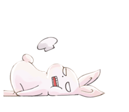 cold eyed rabbit sticker #7465675