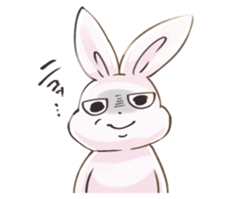 cold eyed rabbit sticker #7465677