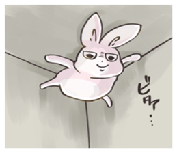 cold eyed rabbit sticker #7465678