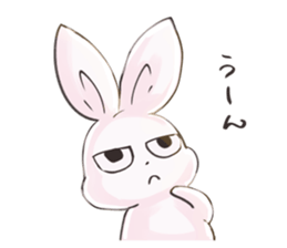 cold eyed rabbit sticker #7465681
