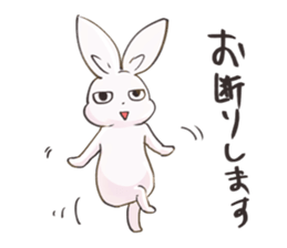 cold eyed rabbit sticker #7465682