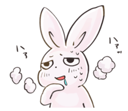 cold eyed rabbit sticker #7465684