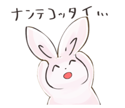 cold eyed rabbit sticker #7465688