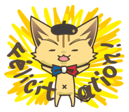 France talks/cat sticker #7466227