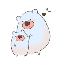 light blue bears sticker #7466767