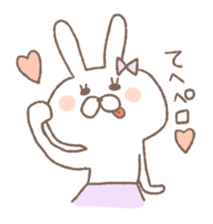 Marshmallow rabbit part3 sticker #7466815