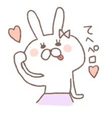 Marshmallow rabbit part3 sticker #7466815