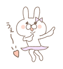 Marshmallow rabbit part3 sticker #7466819