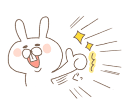 Marshmallow rabbit part3 sticker #7466831